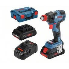 BOSCH GDX 18V-200 C smūginis veržliasukis 2x4 Ah L-Boxx